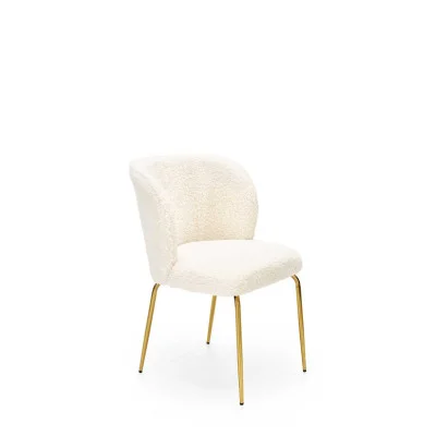 CHAIR K 474, CREAM-GOLD